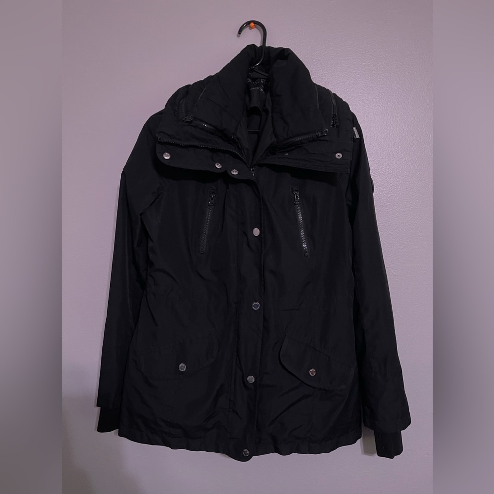 Michael Kors Rain Jacket Coat with Removable Vest Small